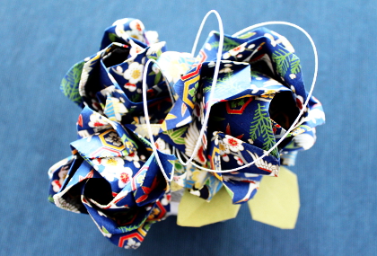 Origami Rosen Box Blau2