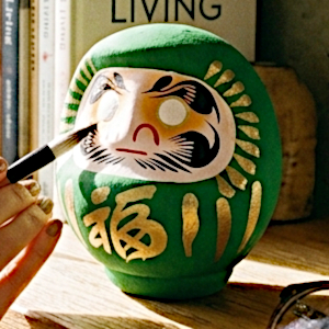 Daruma 9cm, grün